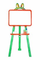 Мольберт для малювання, магнітний для крейди та маркера), оранжево-зелений, в кор. 50*45*8см, ТМ Долоні, Україна 