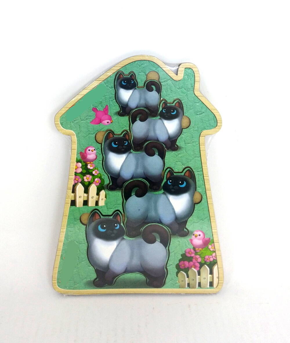 Сортер більш-менш "Веселі котики", 29,5*16см, ТМ Ань-Янь, Україна.