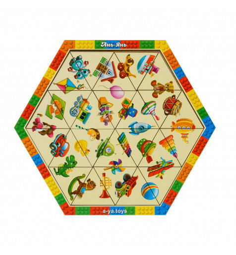 Пазл-головоломка "Іграшки", 24см, ТМ Ань-Янь, Україна.