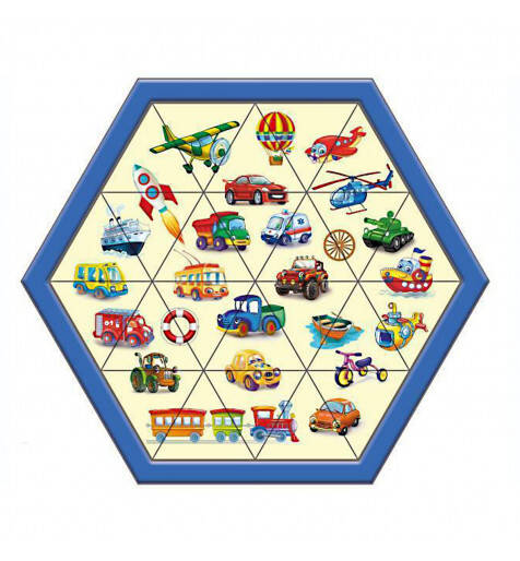 Пазл-головоломка "Транспорт", 24см, ТМ Ань-Янь, Україна