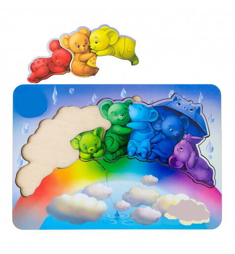 Звіропазл "Мишки", 22,5*15,5см, ТМ Ань-Янь, Україна.