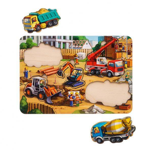 Вкладиш маленький: "Будівництво - 4", 23*15,5см, ТМ UBumblebees, Україна