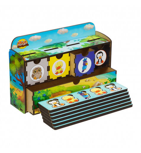 Чарівний комодик "Птахи", 15*6*24см, ТМ UBumblebees, Україна