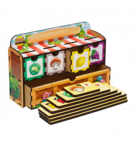 Чарівний комодик "Рахунок-1", 15*6*24см, ТМ UBumblebees, Україна