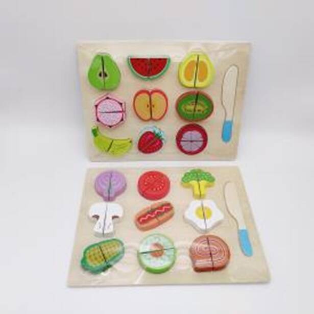 Дерев'яна іграшка вкладиші розрізалки 29,5*22см у плівці 