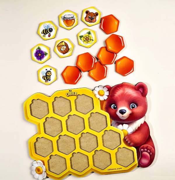Гра "Меморі соти", 32*23см, ТМ UBumblebees, Україна