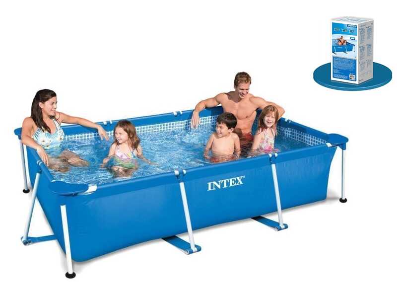 Intex Бассейн каркас 28271 NP (1) прямокутний, 6+років, об`єм води:2300л, розмір:260х160х65см, 