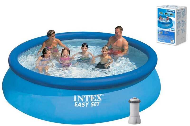 Intex Басейн наливний. 28132 NP (1) фільтр-насос, розміром 366х76см, об`єм: 5621л, вага: 15,15кг