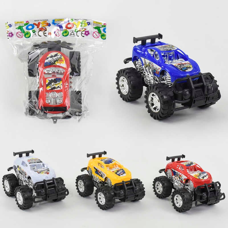 Джип 589-1 (420/2) 4 кольори, інерція, 1шт в пакеті, ВИДАЄТЬСЯ ТІЛЬКИ МІКС ВИДІВ