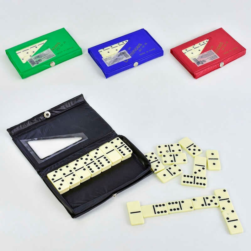 Доміно F 22008 (100) 4 кольори, у м'якому чохлі, ВИДАЄТЬСЯ ТІЛЬКИ МІКС ВИДІВ