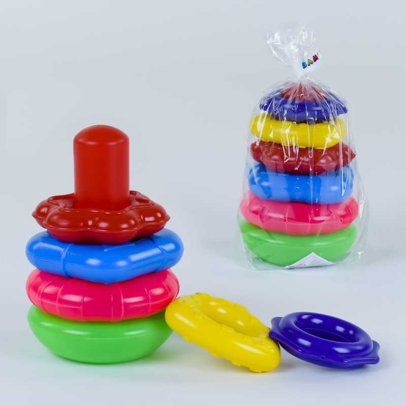 гр Іграшка дитяча "Піраміда "Розвивайка" 1812 (15) "BAMSIC"