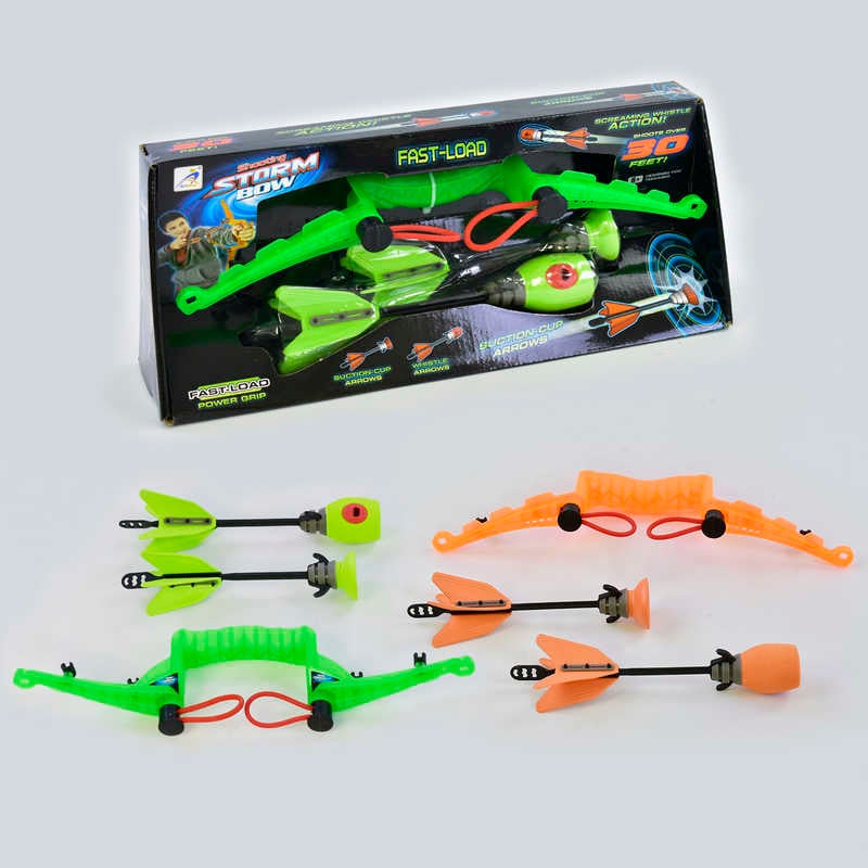 Лук АХ 1021 (72/2) стріла на присосці, стріла свиститься, в коробці