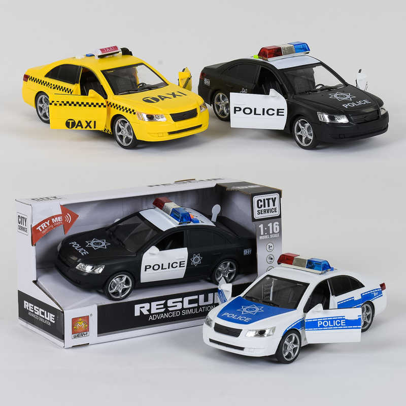 Машина WY 560 A/ WY 560 B/ 560 С (36) 3 види, світло, звук, в коробці, ВИДАЄТЬСЯ ТІЛЬКИ МІКС ВИДІВ