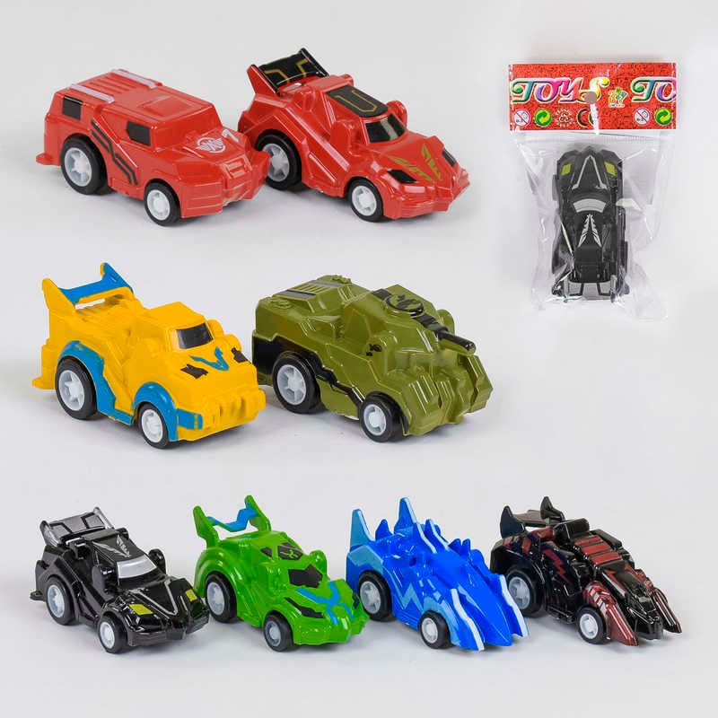 Машинка 399-355 (1800/2) 8 видів, інерція, 1шт у пакеті 