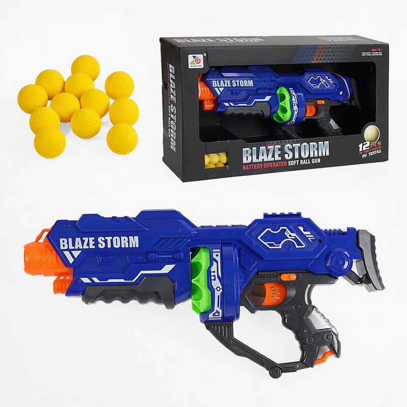 Автомат ZC 7116 (6) 12 м'яких патронів, звук, на батарейках, в коробці