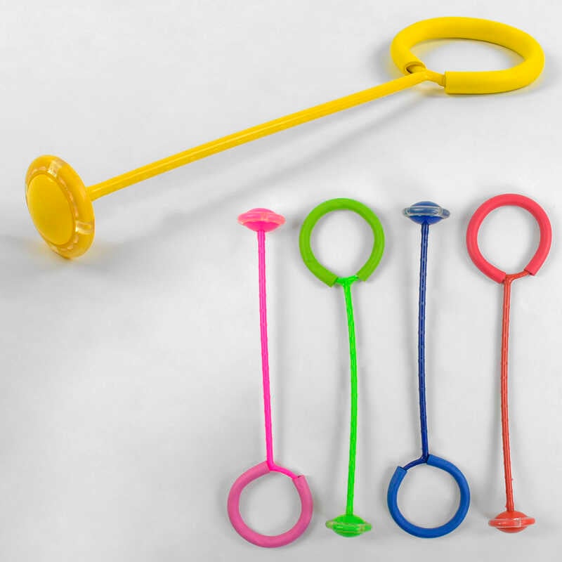 Скакалка на ногу С 38875 - 38841 (100) 5 кольорів, світло, в пакеті