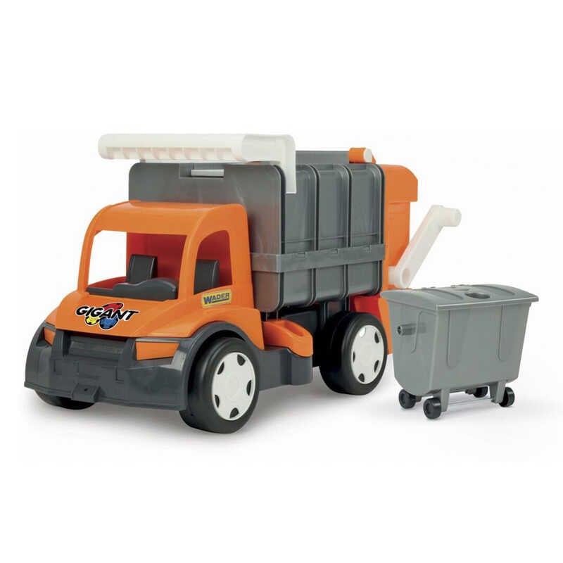 гр Мусоровоз "Гигант" 67016 (1) "WADER", грузовой отсек открывается, бак для мусора, в коробке