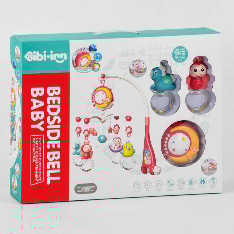 Карусель 648 A-54 (12/2) пульт д/у, проєктор, проєкція картинки, таймер, мелодії, пісні, підсвічування, в коробці