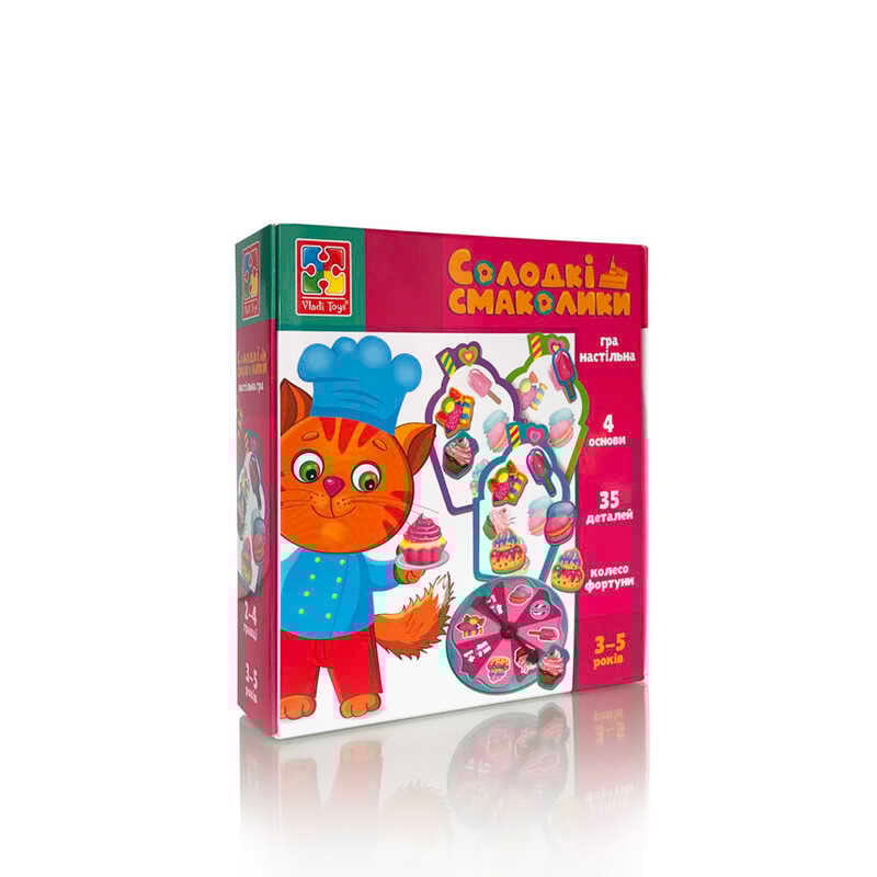 гр Гра розвиваюча "Солодкі ласощі" VT1804-42 укр (28) "Vladi Toys"