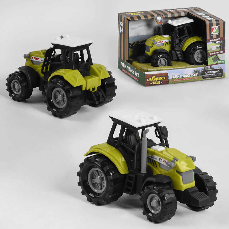 Трактор 550-1 Р (180/2) на батарейках, підсвічування корпусу, звук техніки, в коробці