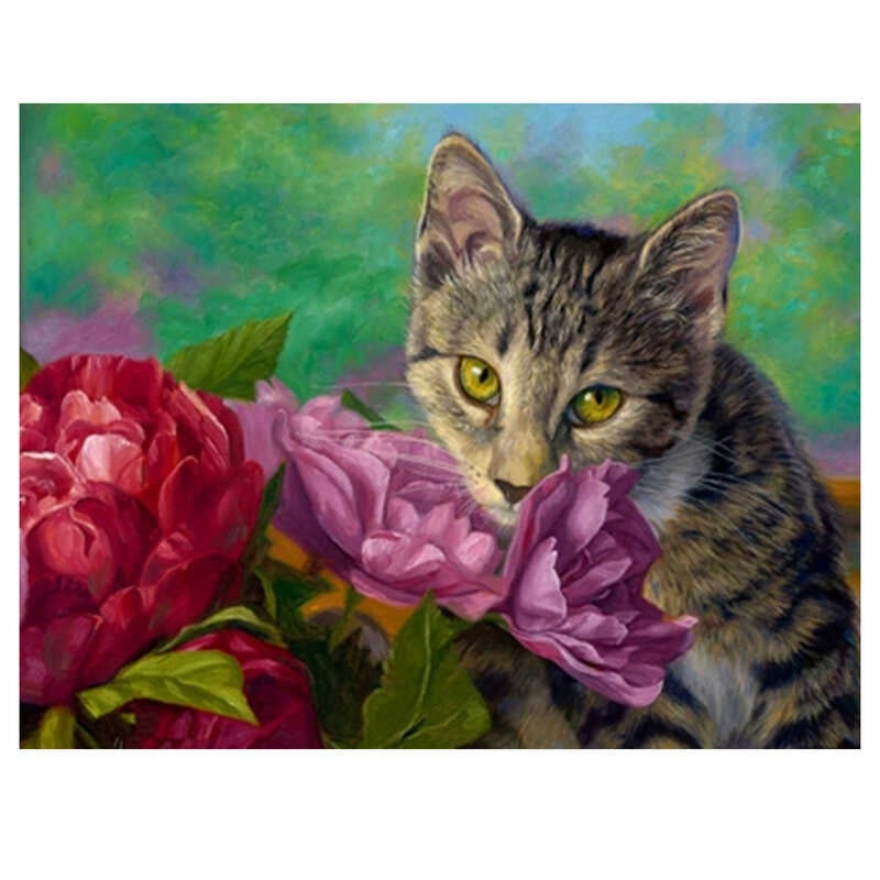 Алмазна мозаїка JS 24661 (50) "TK Group", "Тварини", 30х20 в коробці