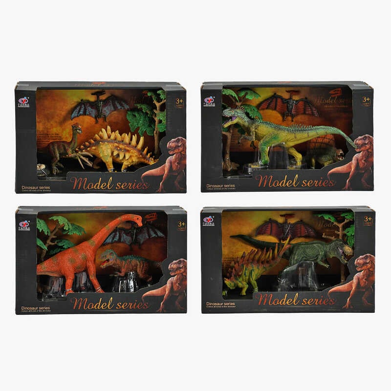 Набір динозаврів Q 9899 V2 (24/2) 4 види, в коробці