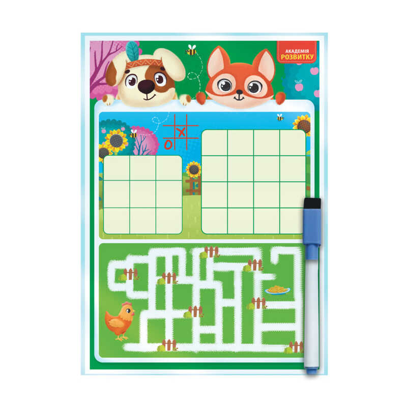 гр Дошка-тренажер "Розважальна" укр. - VT5010-30 (12) "Vladi Toys"