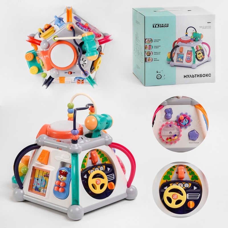 Музичний мультибокс ТК 806 (12/2) "TK Group", піраміда-логіка, звук, світло, в коробці