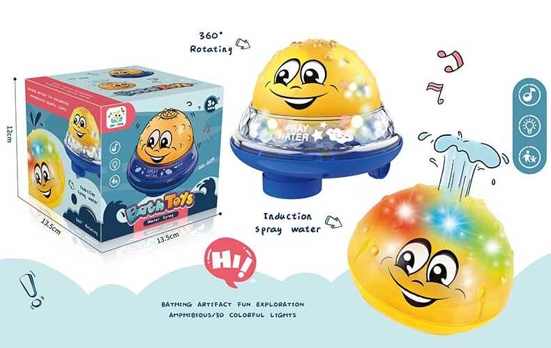 Гра для ванни HN 1660-1 (60) звук, світло, колесо вільного ходу, в коробці