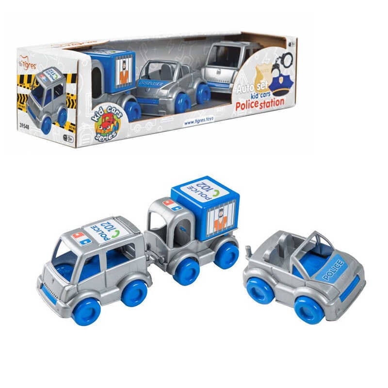 гр Набір машинок "Kids cars" 39548 (32) "Tigres", "Поліція", в коробці