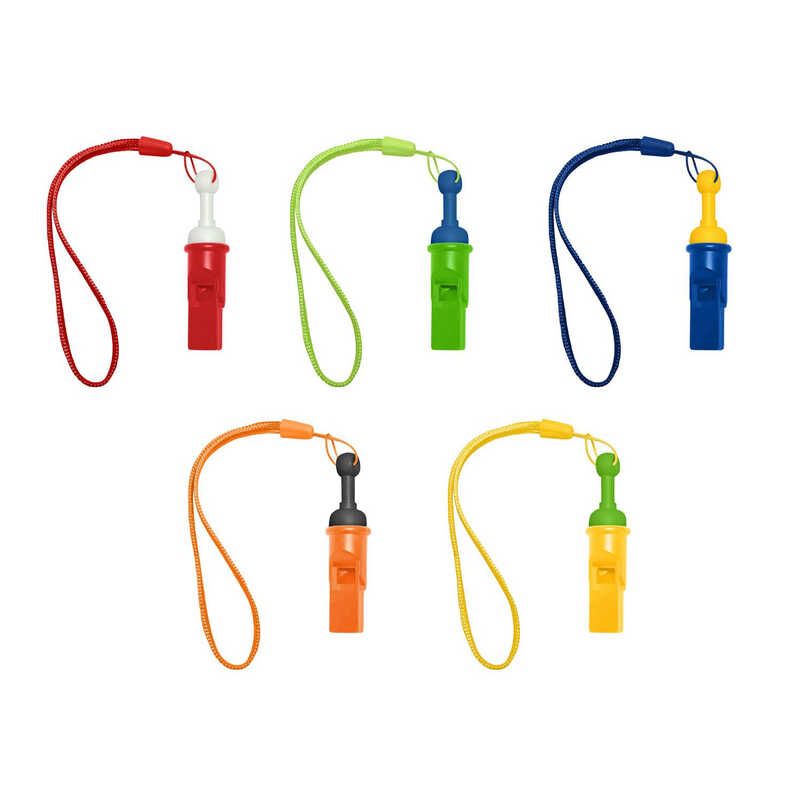 гр Свисток спортивний 39942 (200) 5 кольорів, "Tigres", ремінець, в пакеті