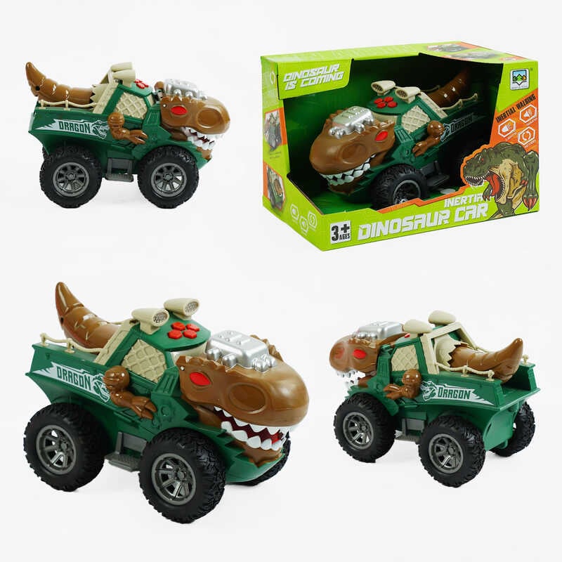 Машина SY 200-3 (48/2) звук, підсвічування, інерція, рухається хвіст, у коробці