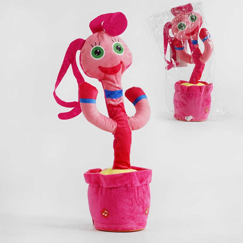 М`яка іграшка С 53132 (100) "Матуся-монстрик", звук, світло, функія запису голосу, танцює, h-33 см, в пакеті