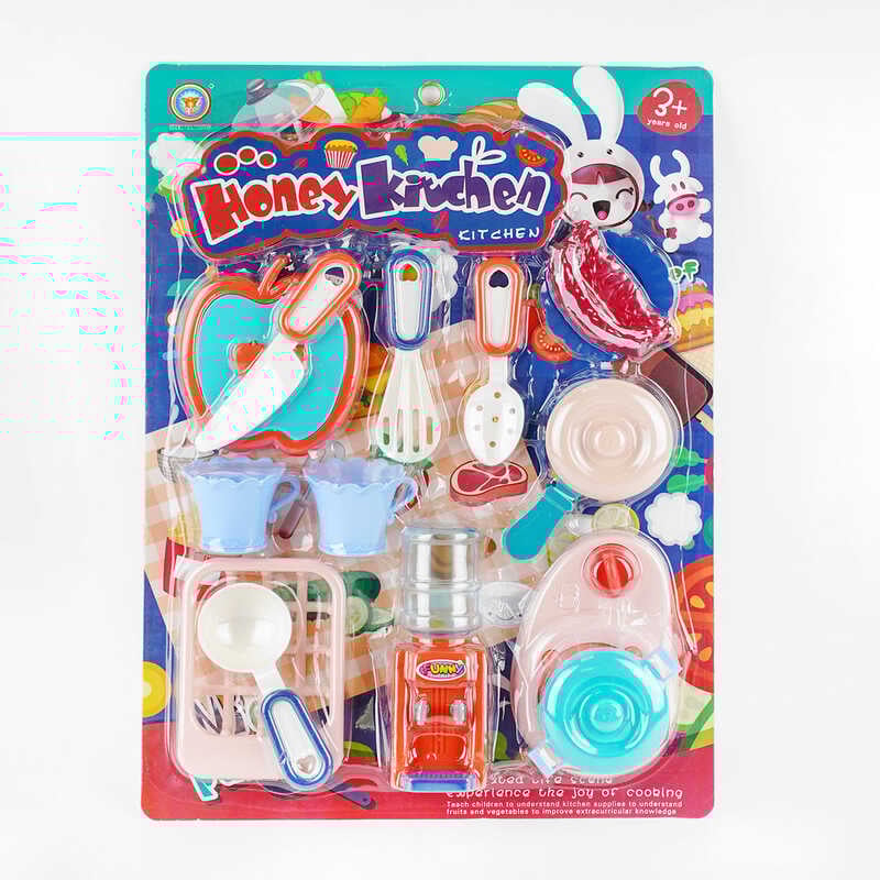 Набір посуду 7589 (84/2) 16 елементів, на листі