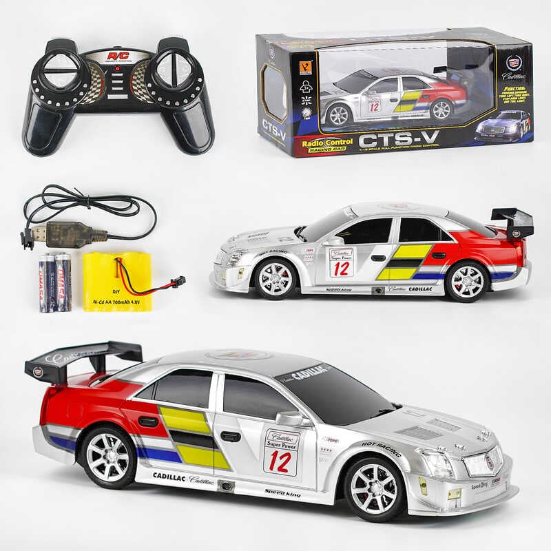 Машина на радіокеруванні 866-1805 B (24/2) "Cadillac", світло, акумулятор 4,8V, 2.4 Ghz-А, батарейки, у коробці