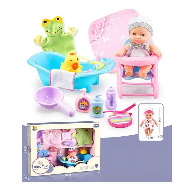 Пупс BLS-W 141 (12/2) "Ванна кімната", одяг, меблі, аксесуари, в коробці