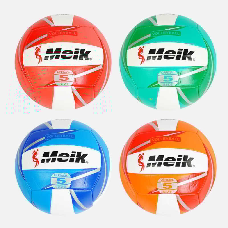 М`яч волейбольний C 56008 (60) 4 види, вага 300-320 грамів, м`який PVC