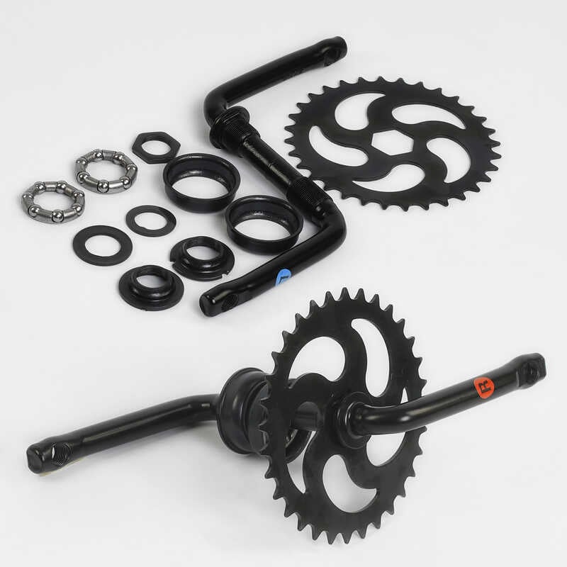 Шатун з гайками та підшипником у зборі SHT-7082 /18 (50) на велосипед 18``