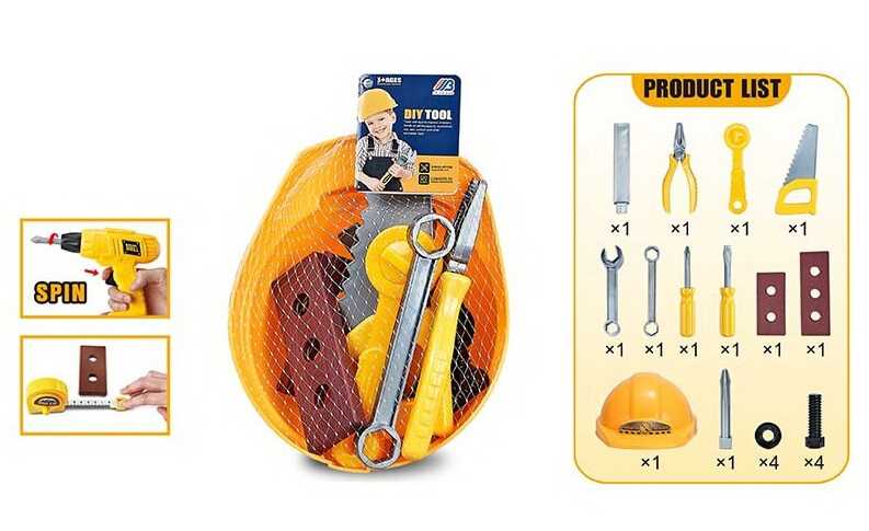 Набір інструментів MK 10-2 (80/2) 15 елементів, у сітці