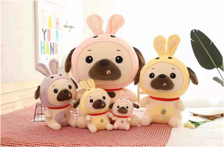 М’яка іграшка M 14343 (60) цуценя, висота іграшки 45 см