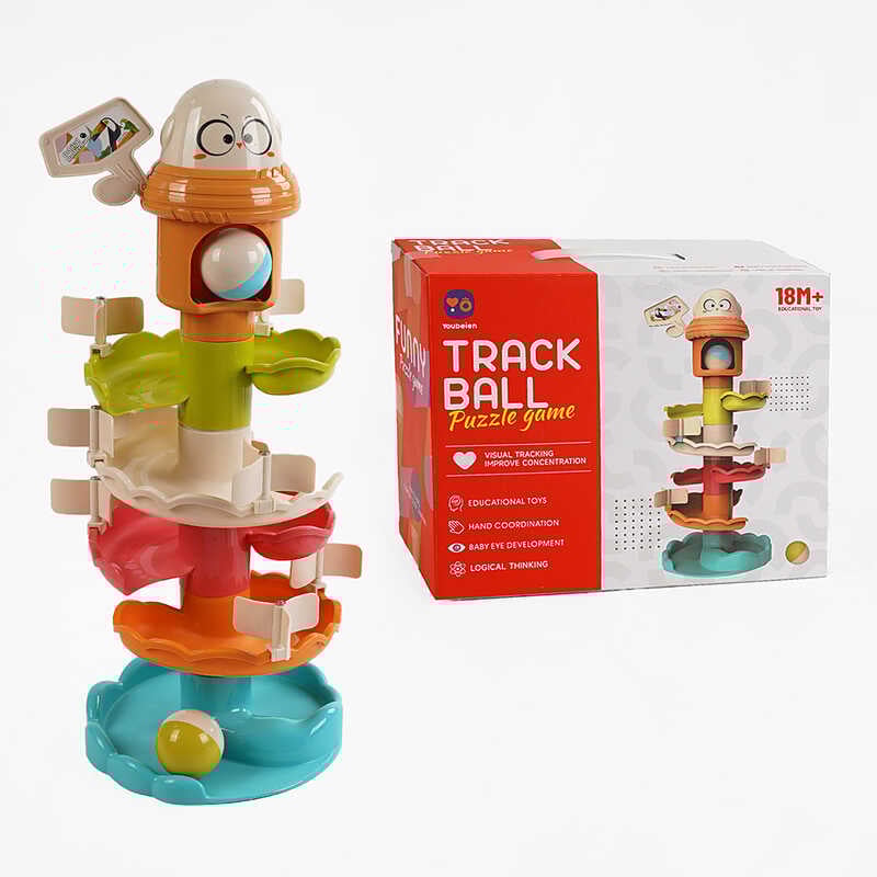 Гра з кульками RT 1502 (18) 2 кульки з гримаючими елементама, в коробці