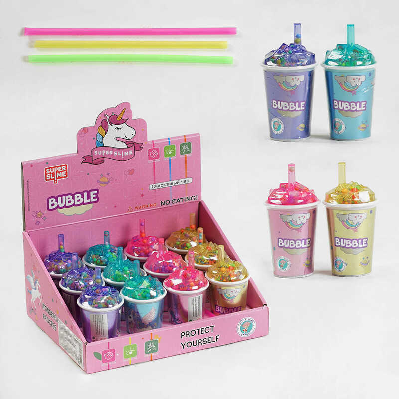 Лизун M 47703 (12) ЦІНА ЗА 12 ШТУК В БЛОЦІ, з пінопластовими кульками