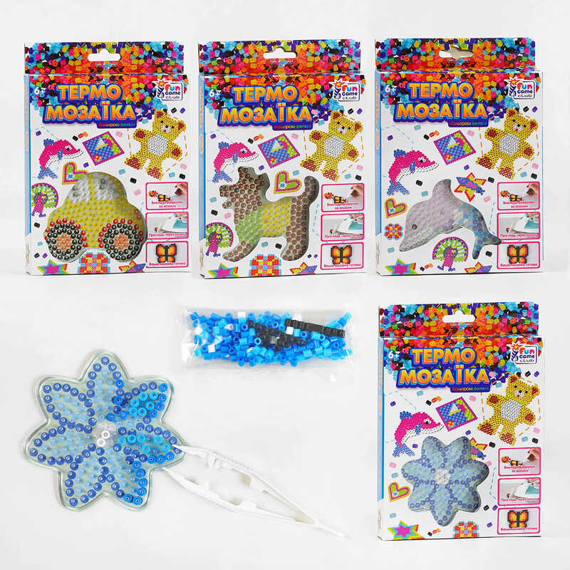 гр Термомозаїка 35814 (60/2) "4FUN Game Club", 4 види, ВИДАЄТЬСЯ ТІЛЬКИ МІКС ВИДІВ 