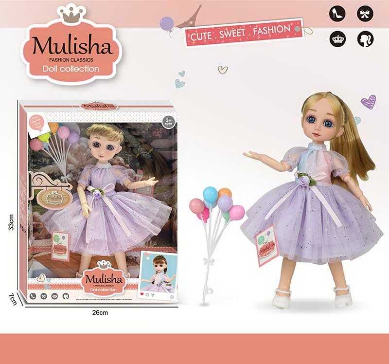 Лялька QJ 138 B (48/2) повітряні кульки, в коробці 