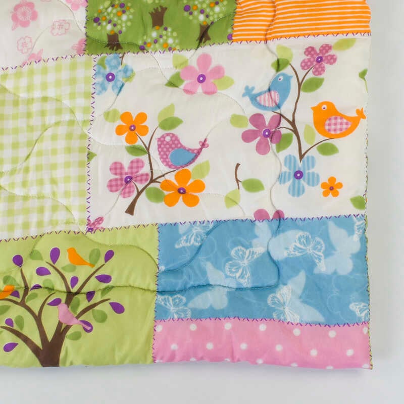 гр Ковдра "Малишок" 20500401 (1) стьобана мікрофібра, силіконізоване волокно, 90х120 см, різнокольорова "Homefort"