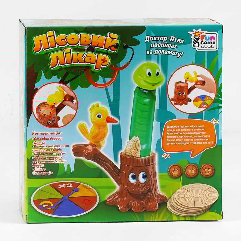 гр Настільна гра “Лісовий лікар” 13892 (12) "4FUN Game Club", в коробці