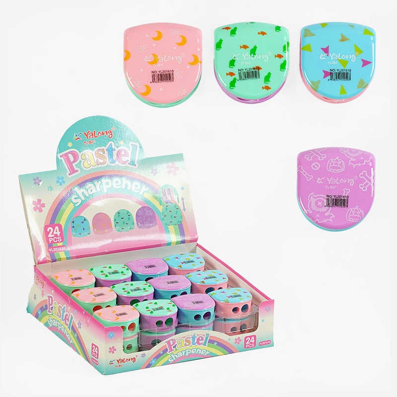 Стругачка С 62013 (48) в коробці, ЦІНА ЗА 24 ШТУКИ В БЛОЦІ 