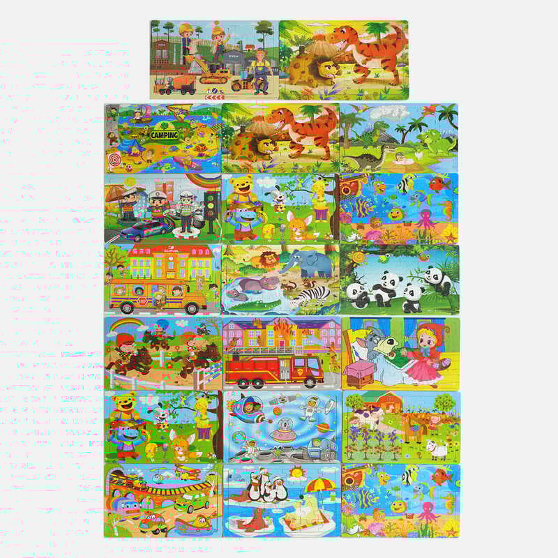 Пазли С 63416 (400) ВИДАЄТЬСЯ ТІЛЬКИ МІКС, 30 елементів, у плівці