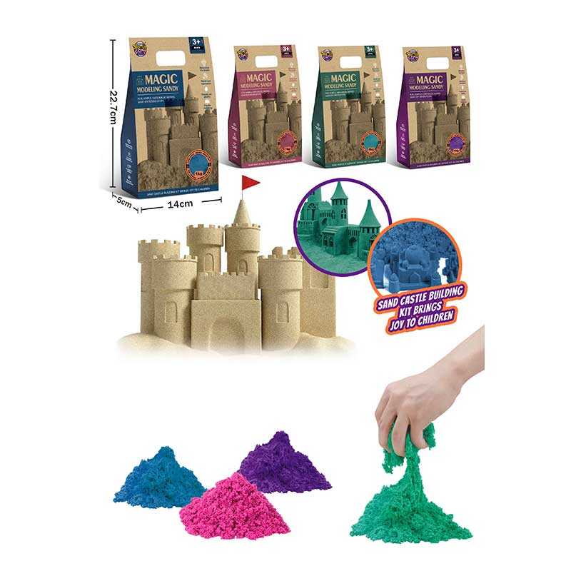 Кінетичний пісок 5101 (24) 4 види, вага - 1 кг, ВИДАЄТЬСЯ ТІЛЬКИ МІКС ВИДІВ