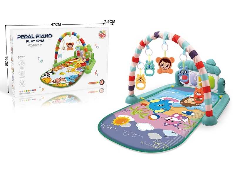 Килимок 116-33 (20) звук, підсвічування, піаніно, 5 підвісок, ростомір, в коробці